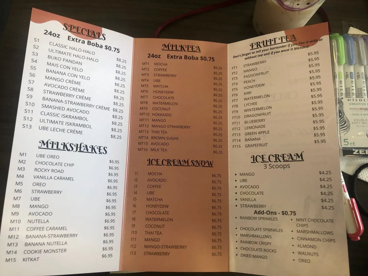 Menu 2