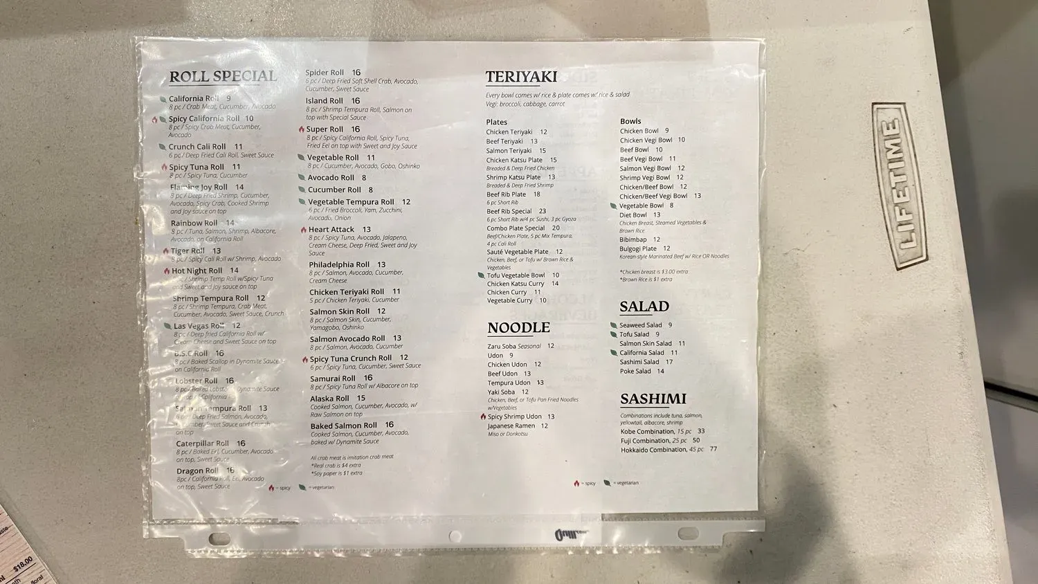 Menu 2