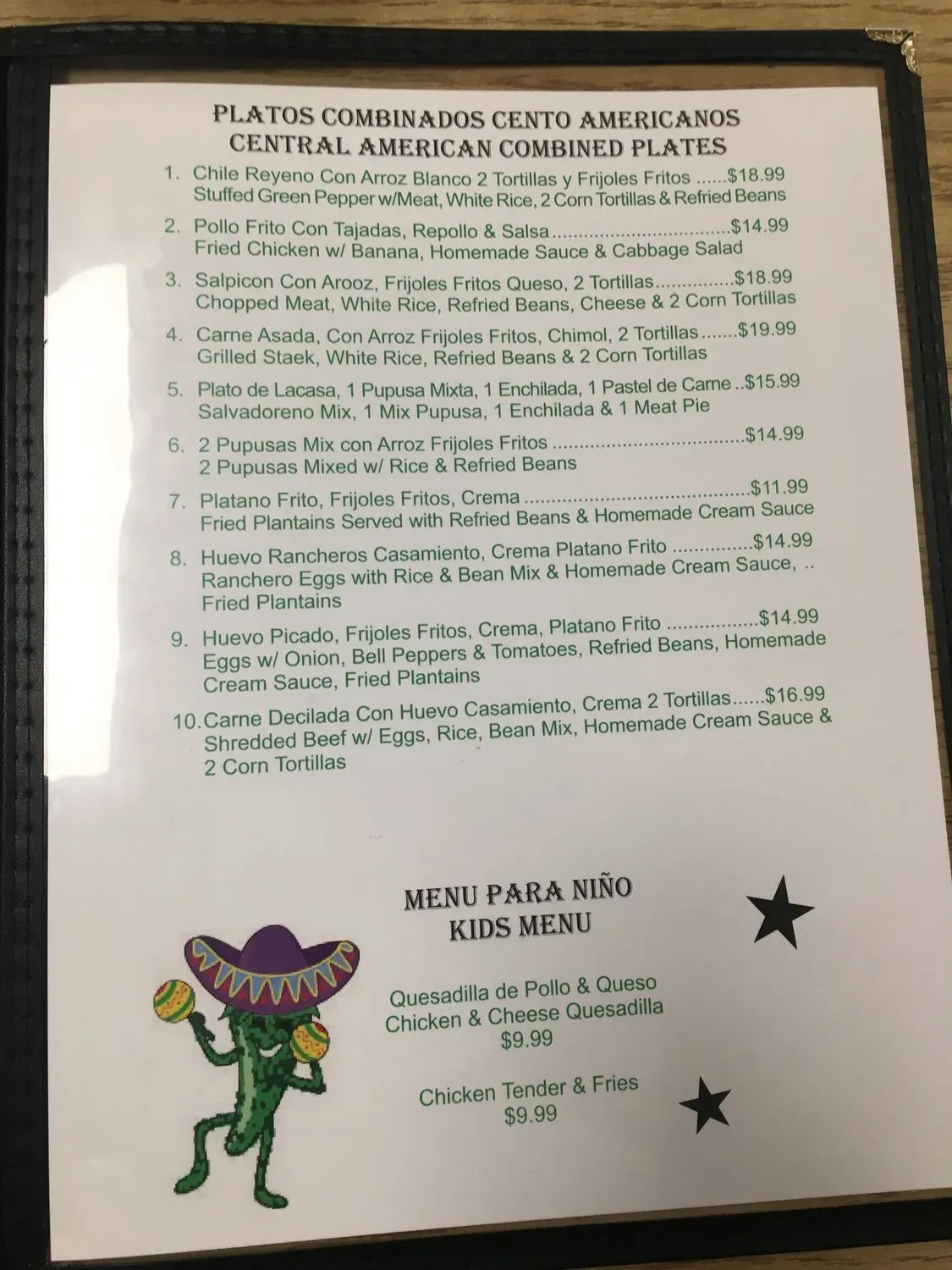 Menu 6