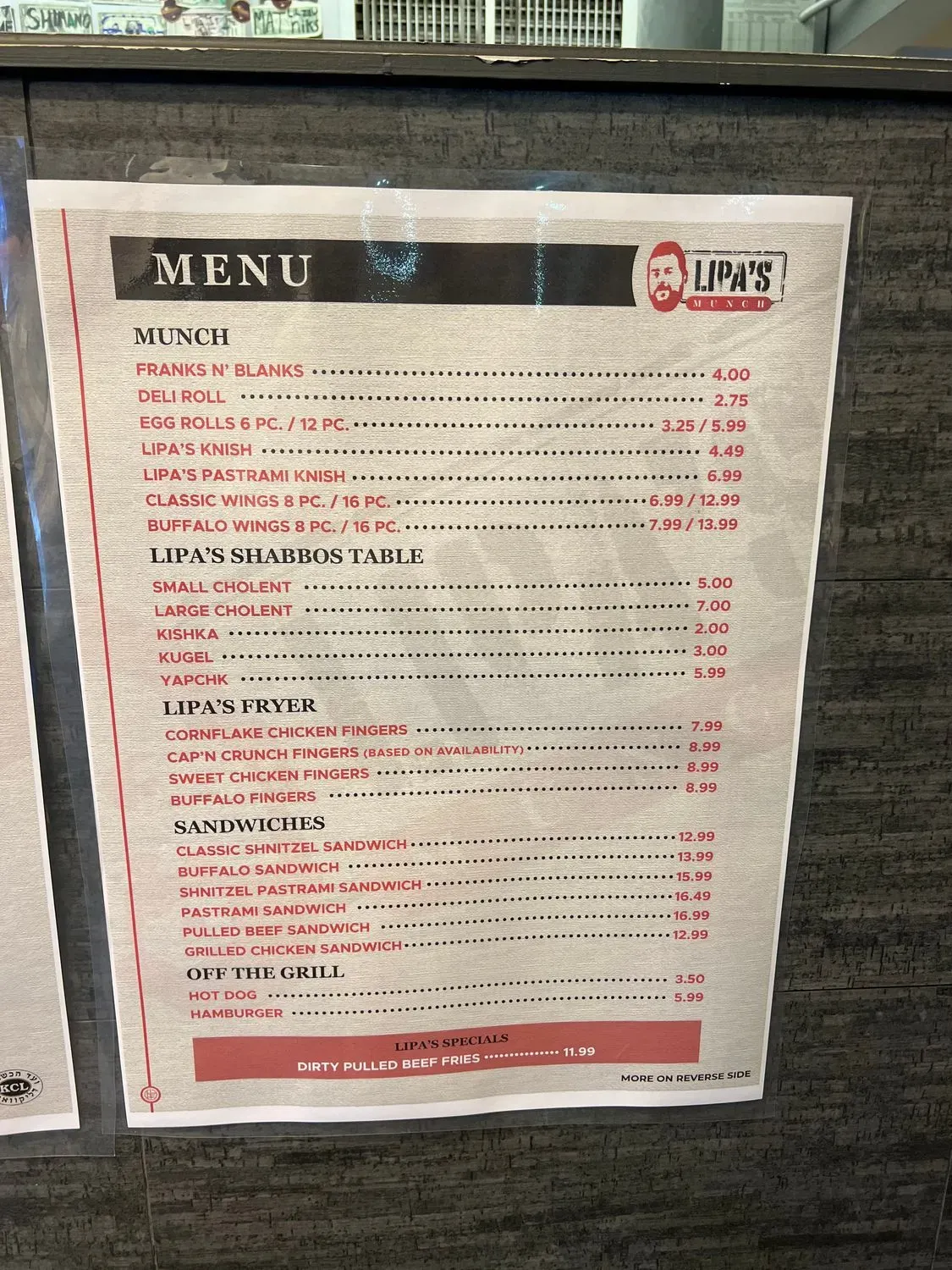 Menu 2