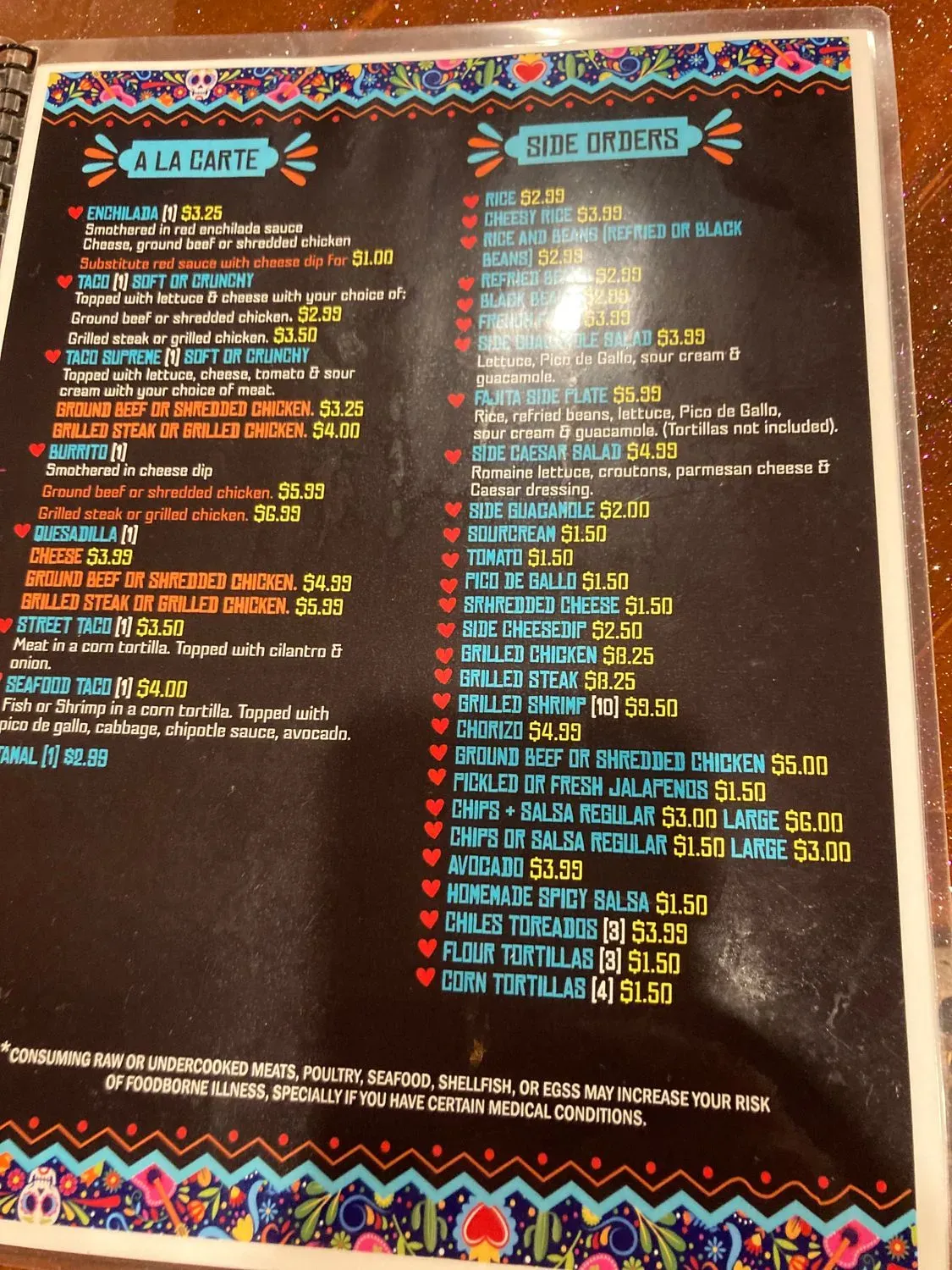 Menu 6