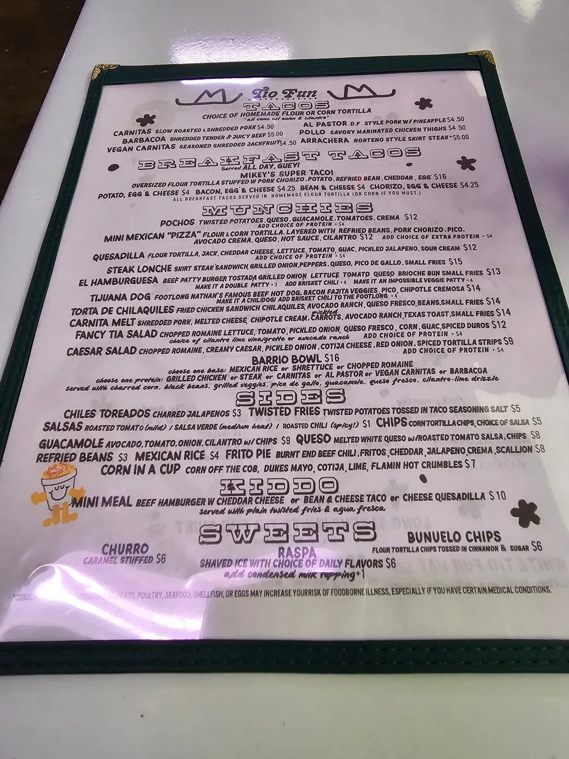 Menu 3