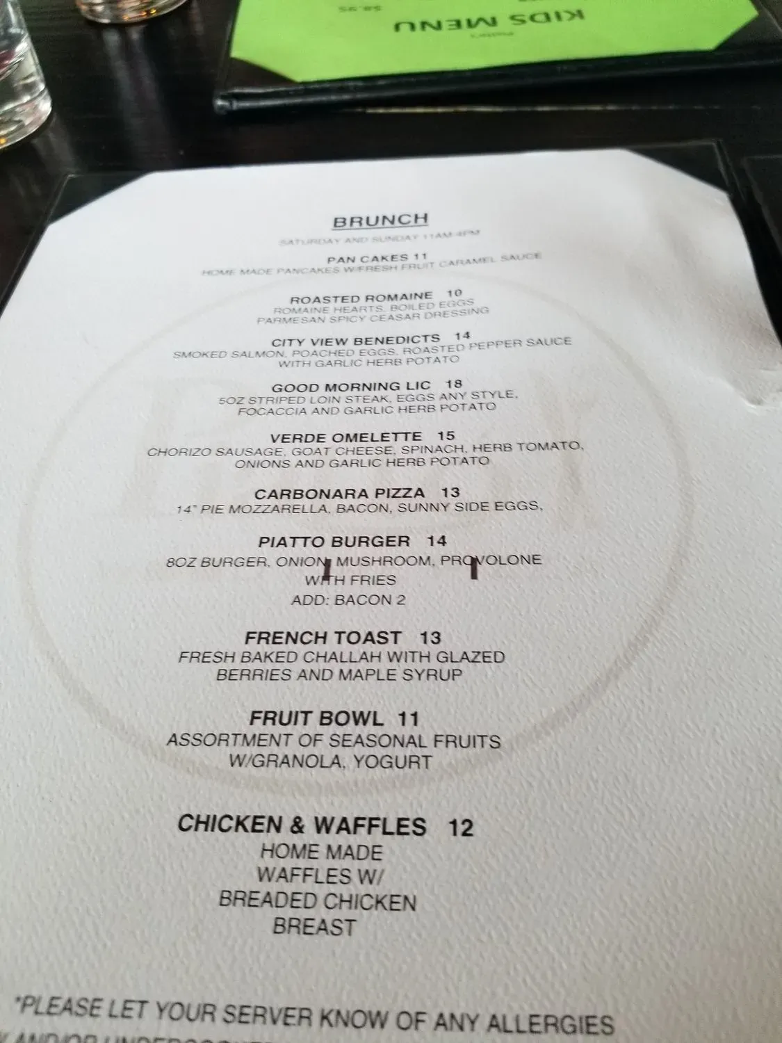 Menu 4