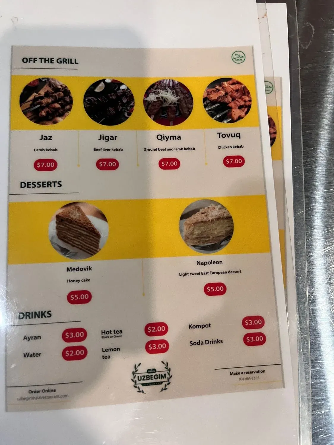 Menu 6