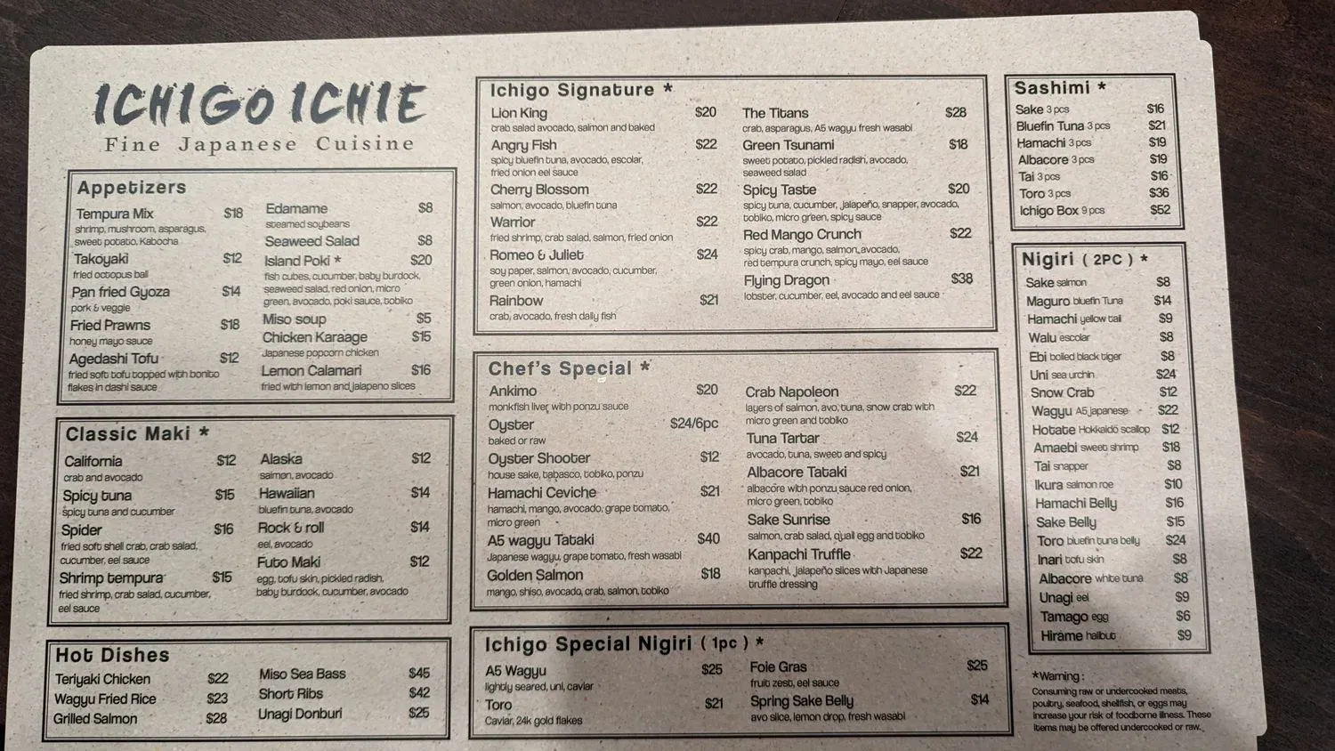 Menu 6