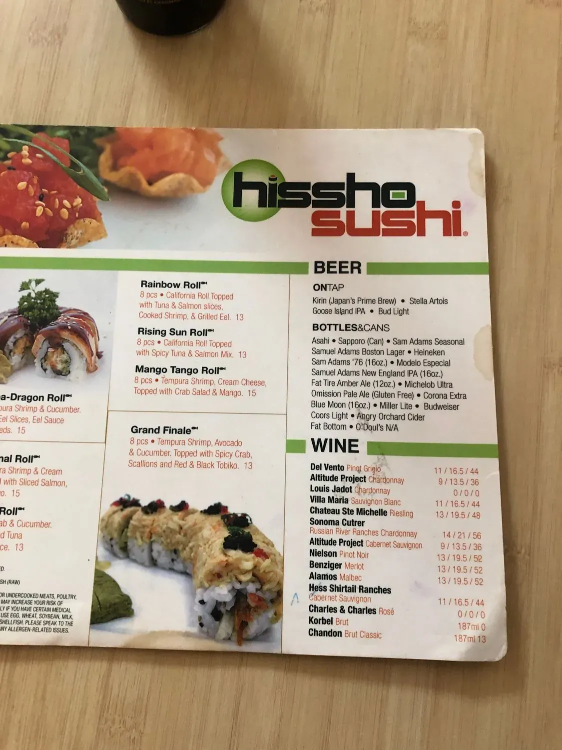 Menu 6