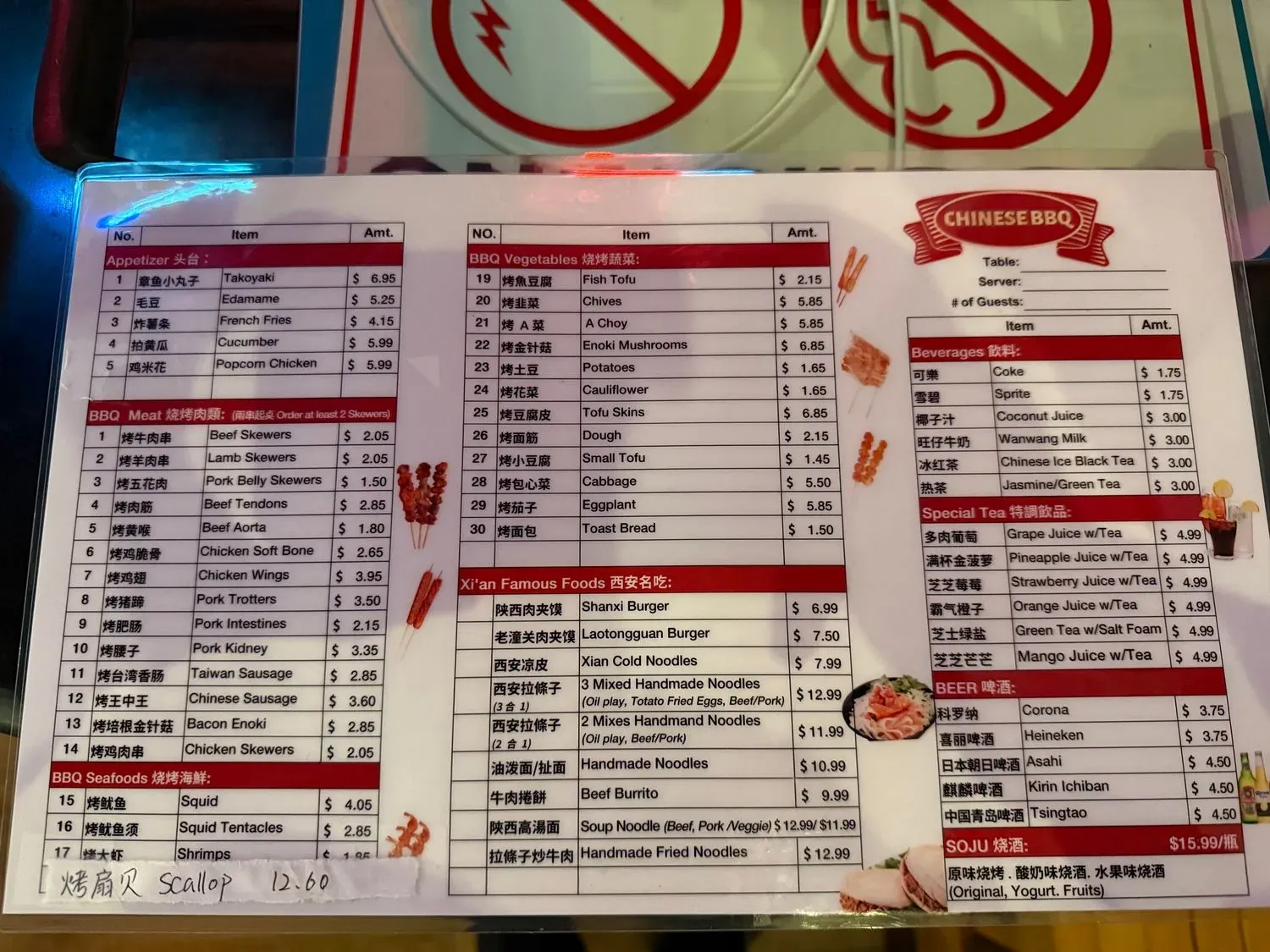 Menu 4