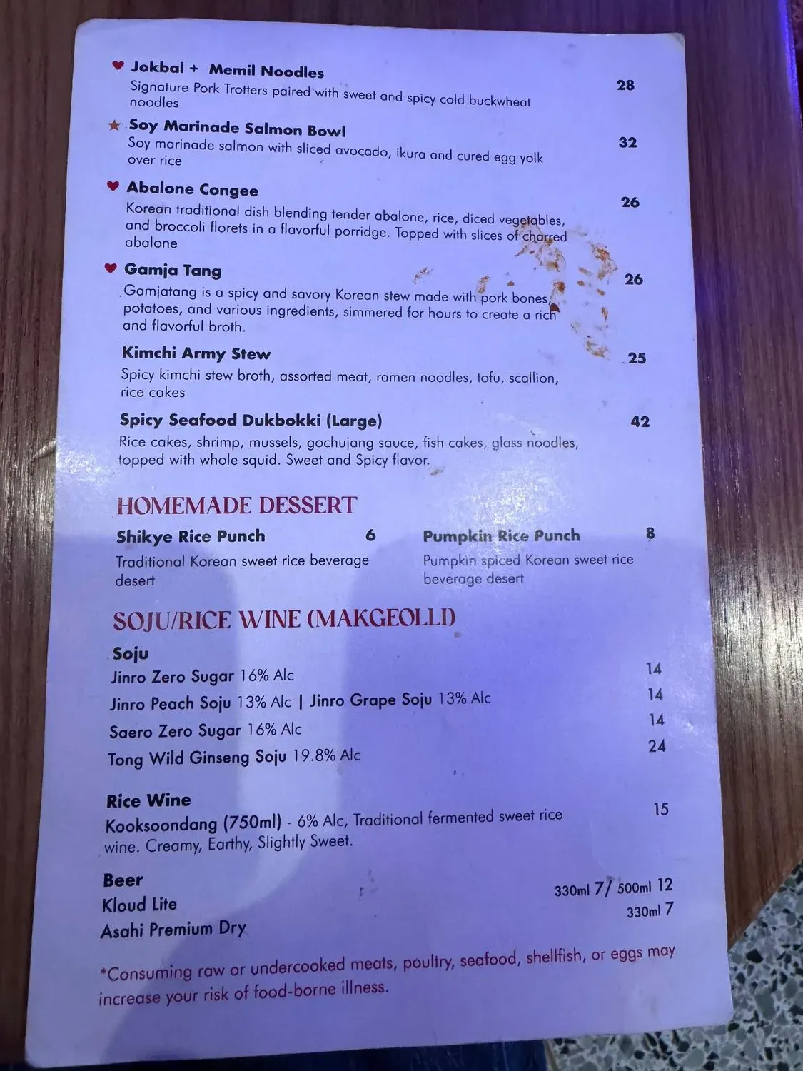 Menu 4