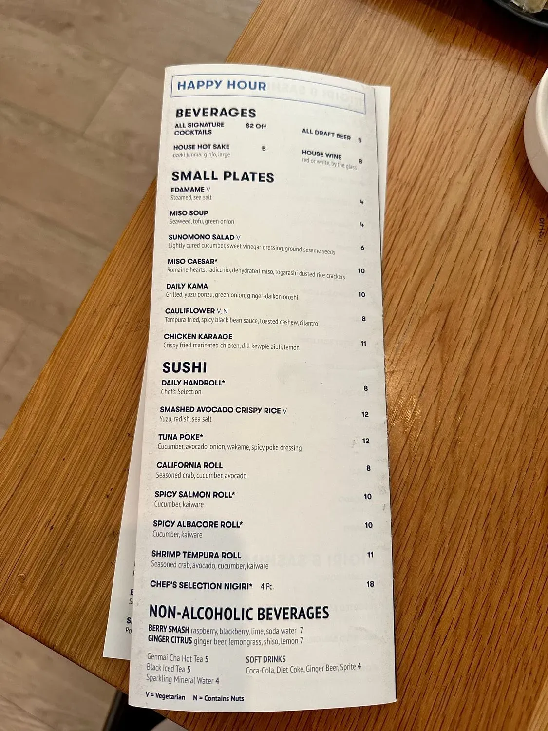 Menu 5