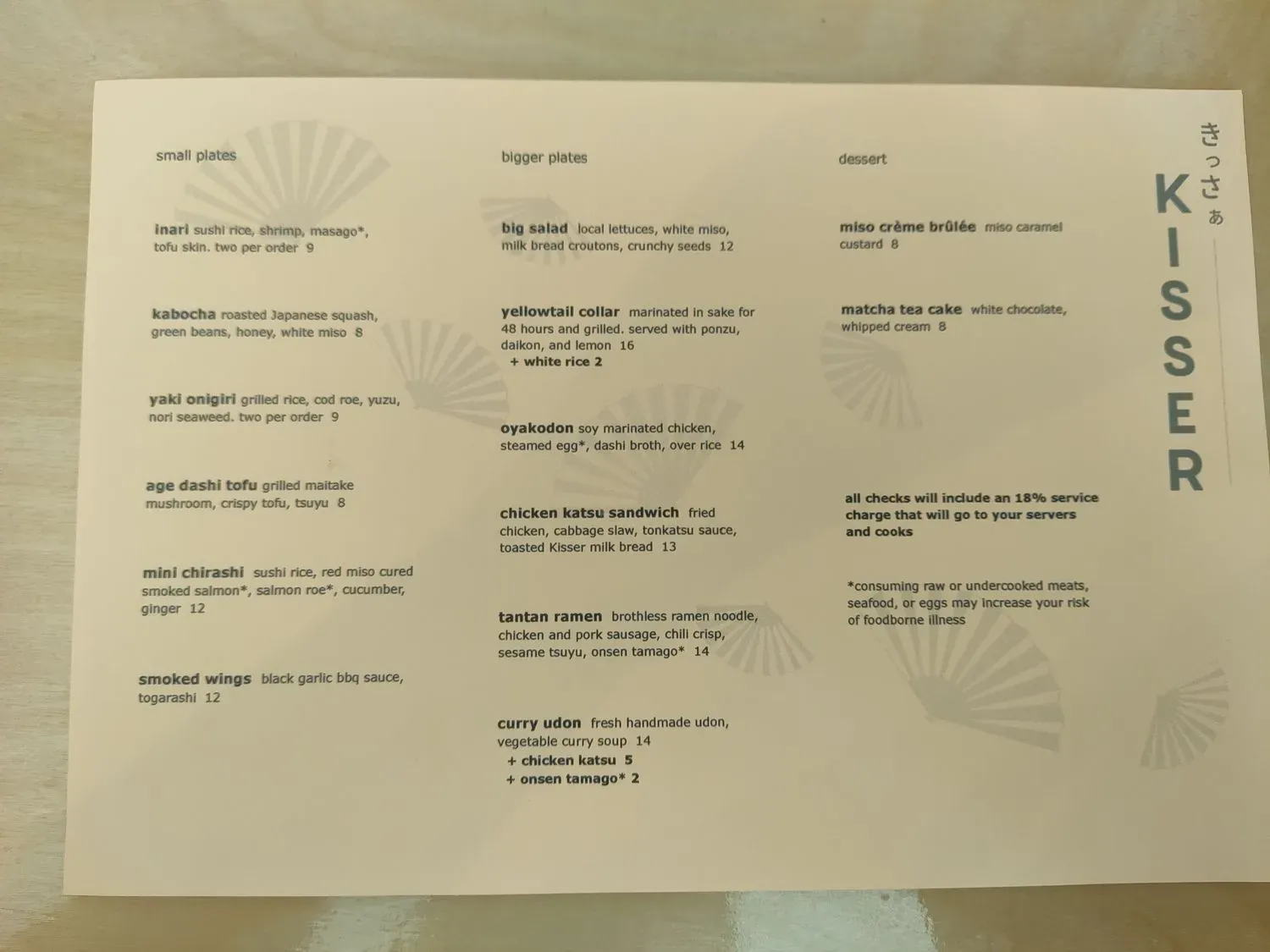 Menu 6