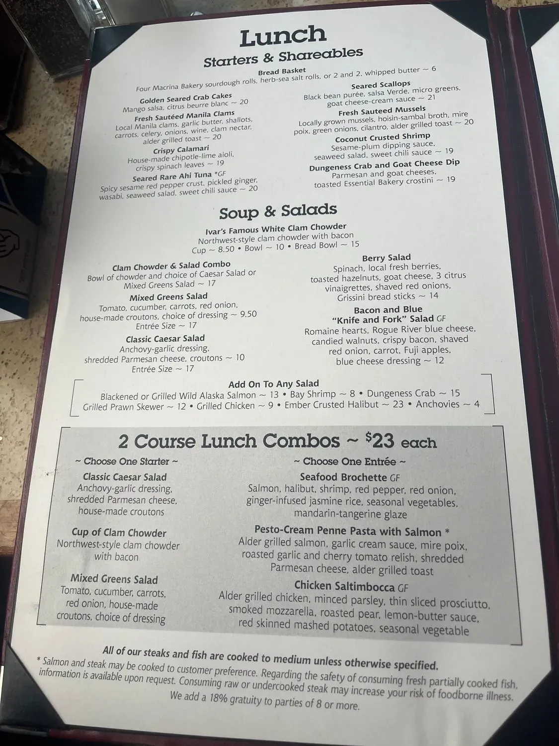 Menu 6