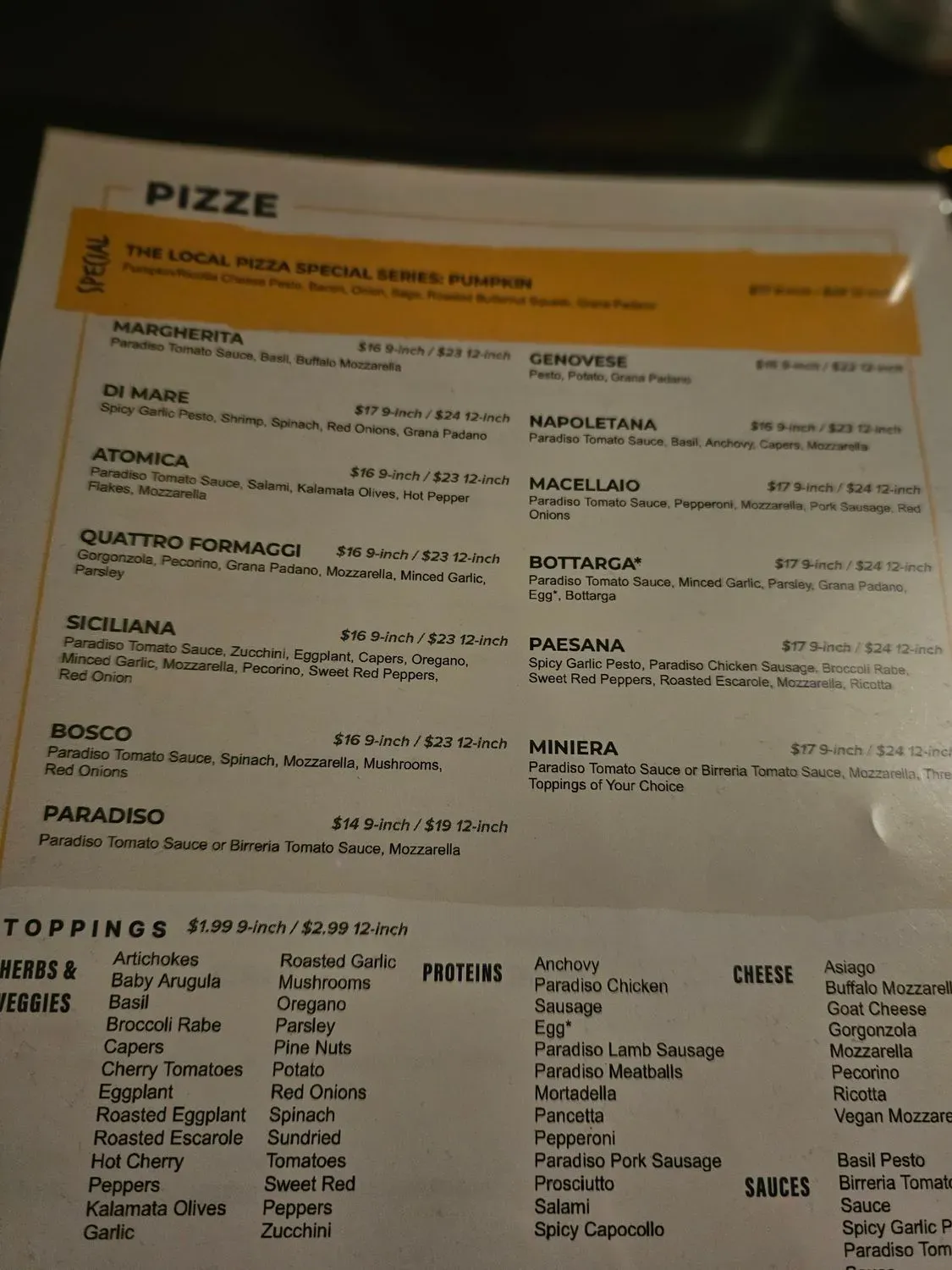 Menu 6