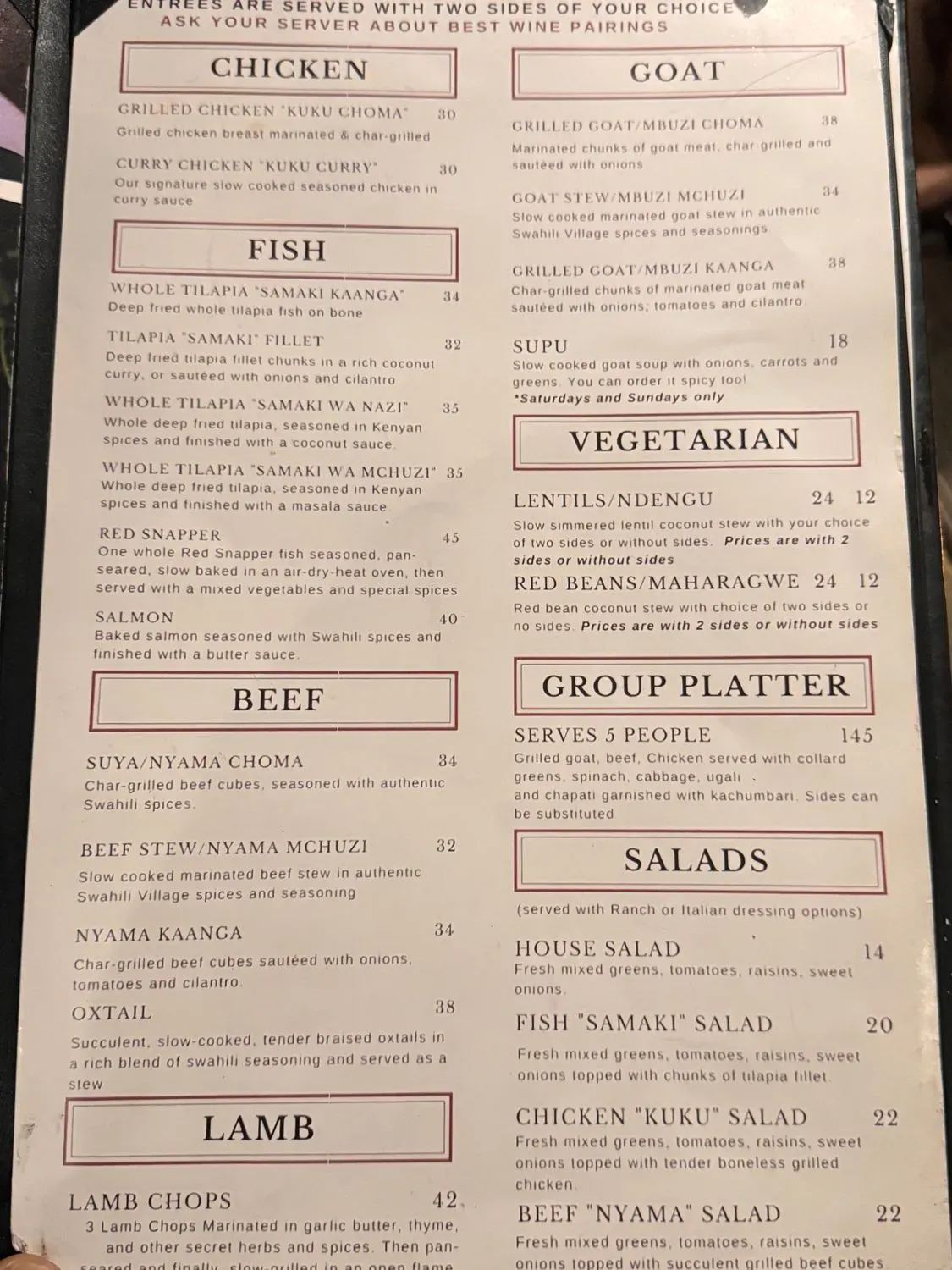 Menu 4