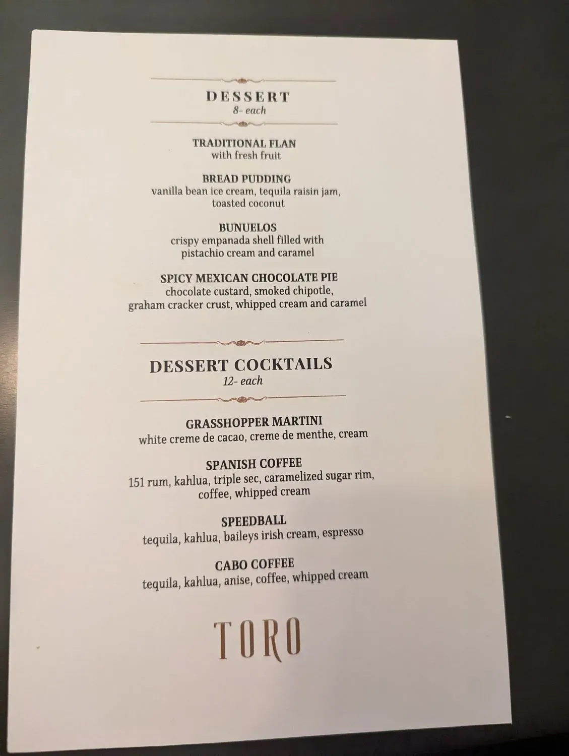 Menu 2