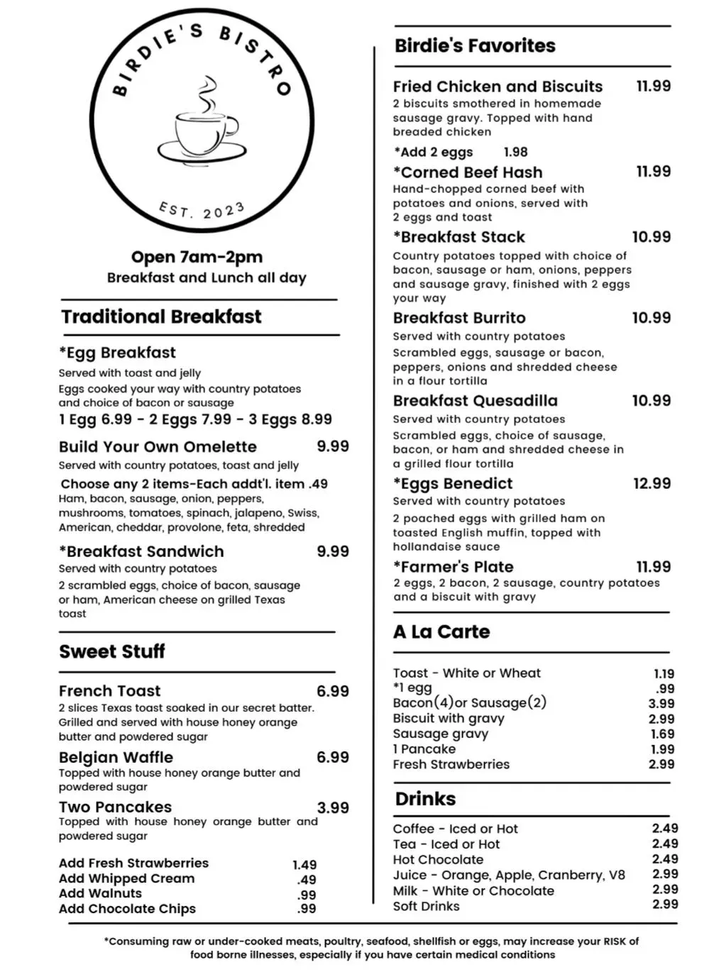 Menu 2