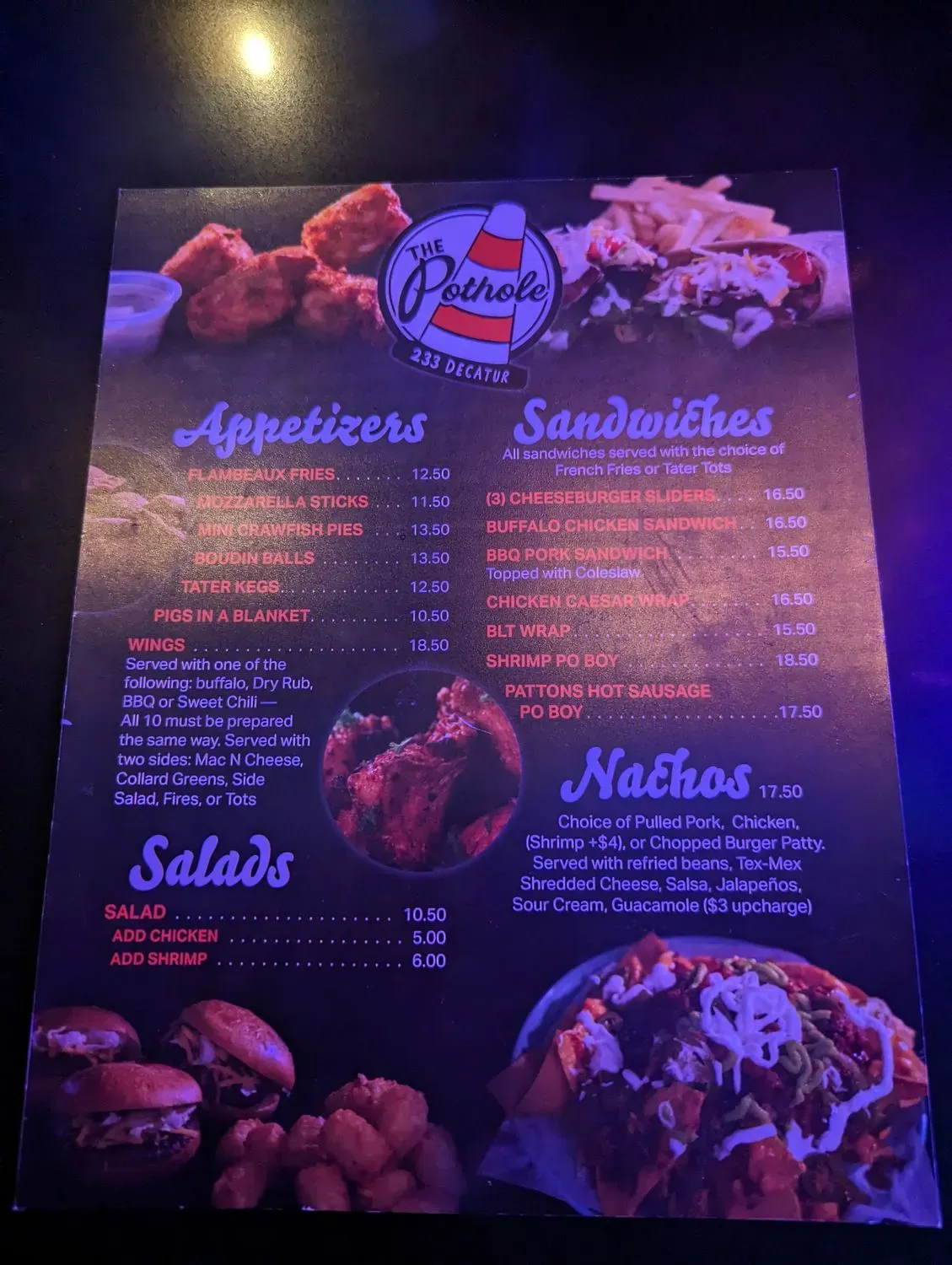 Menu 3