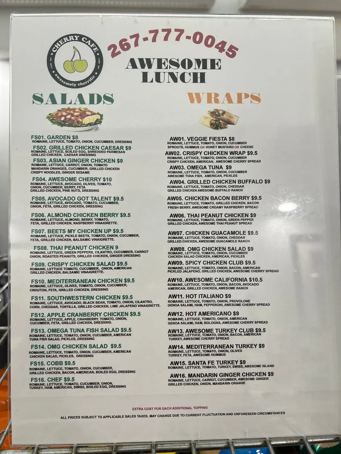 Menu 3