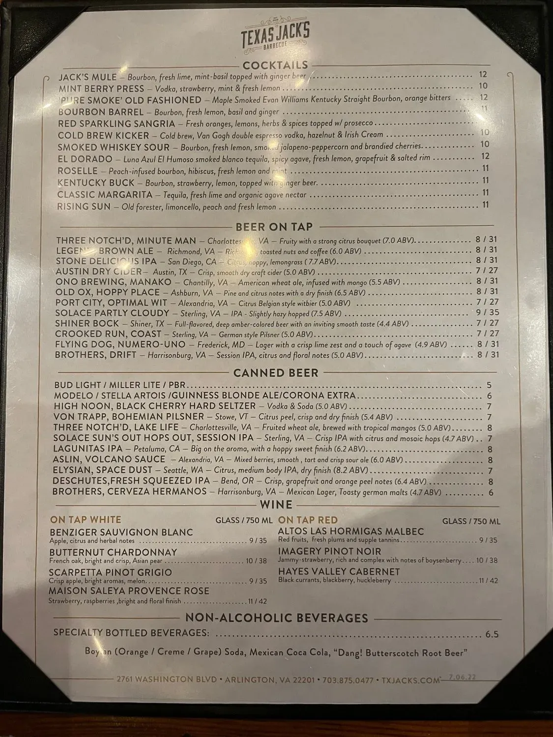 Menu 6