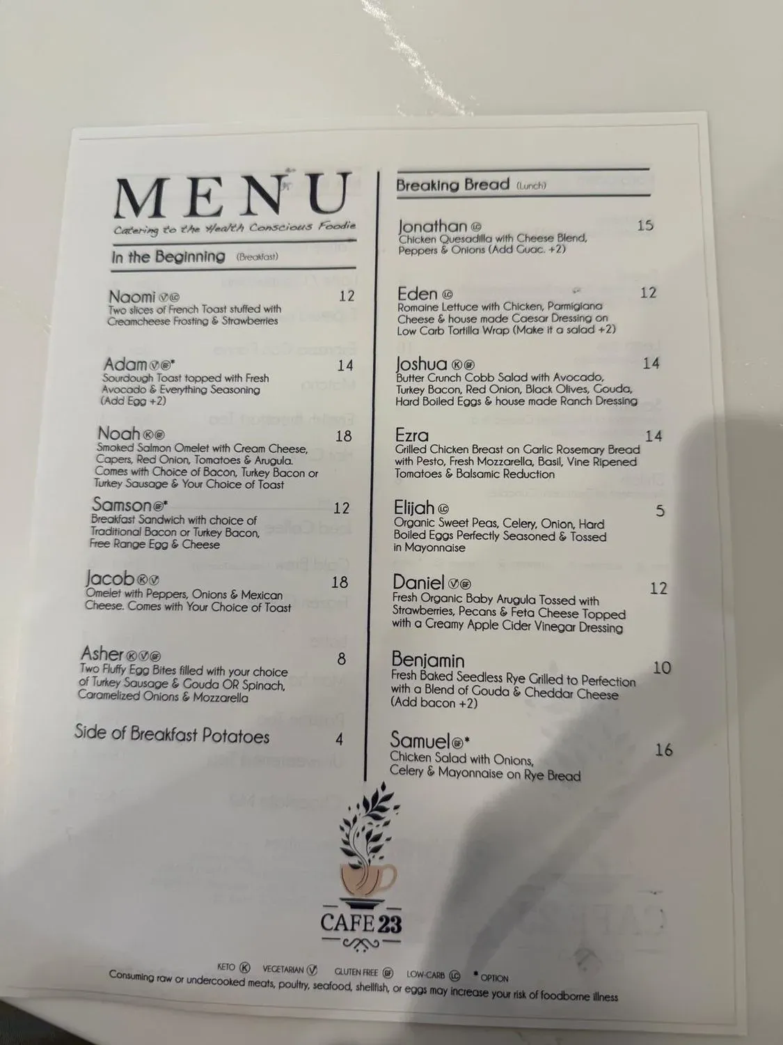 Menu 3