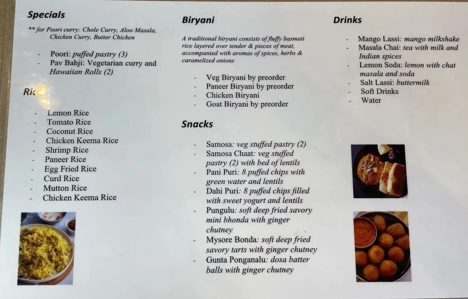 Menu 5