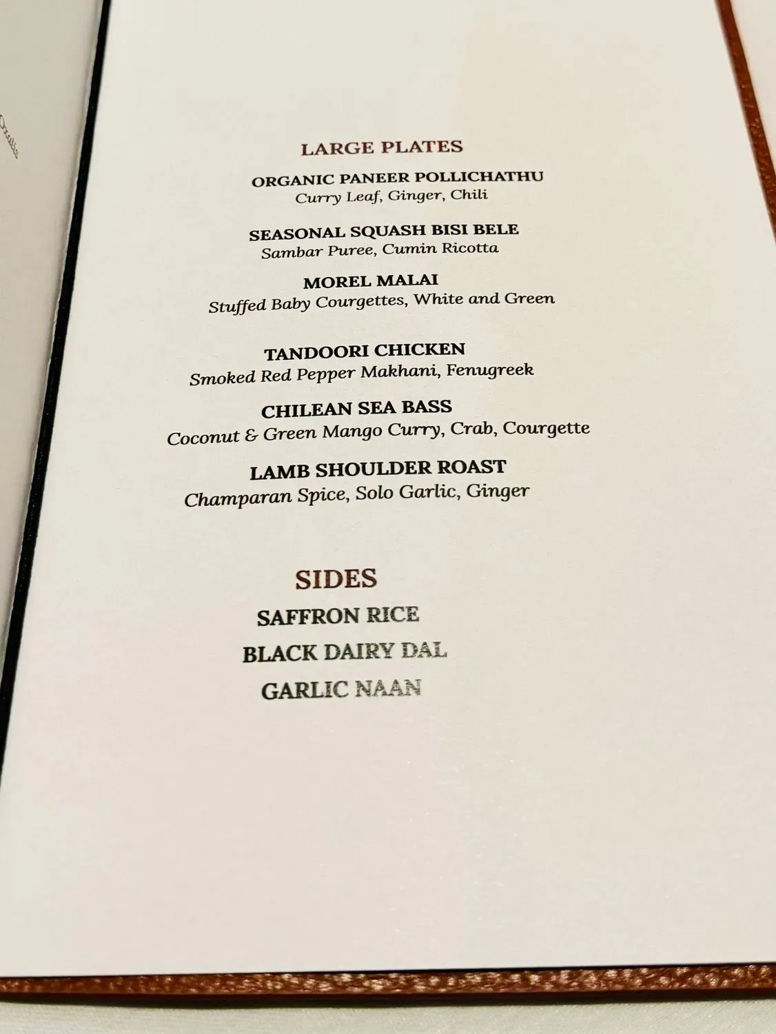 Menu 5