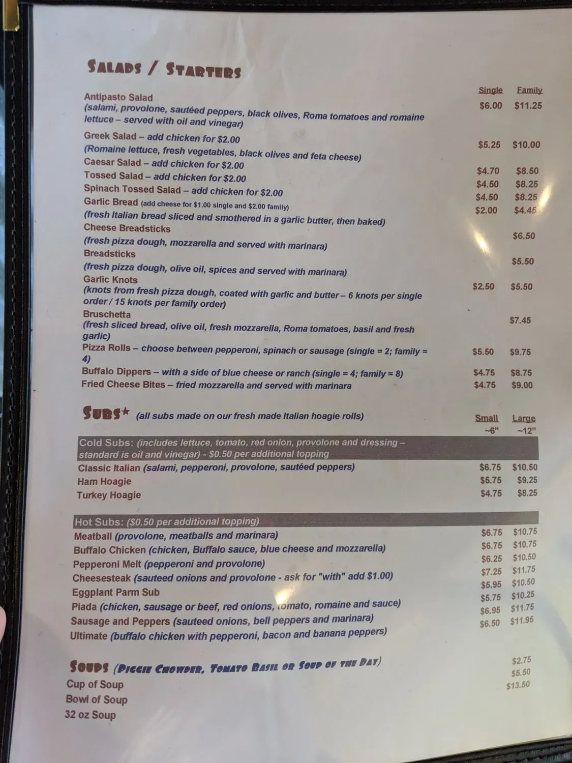 Menu 3