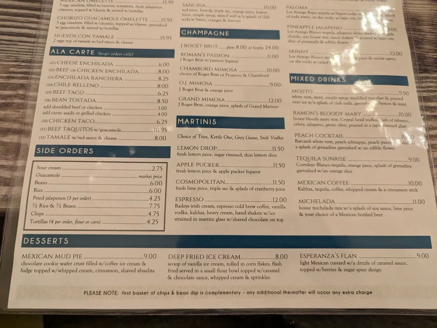 Menu 4