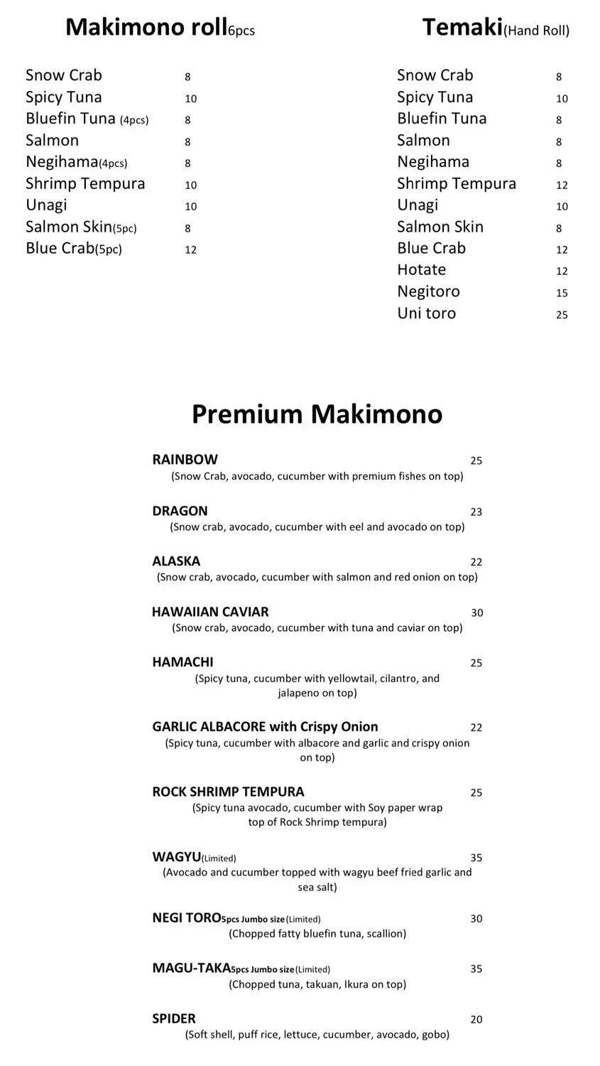 Menu 2