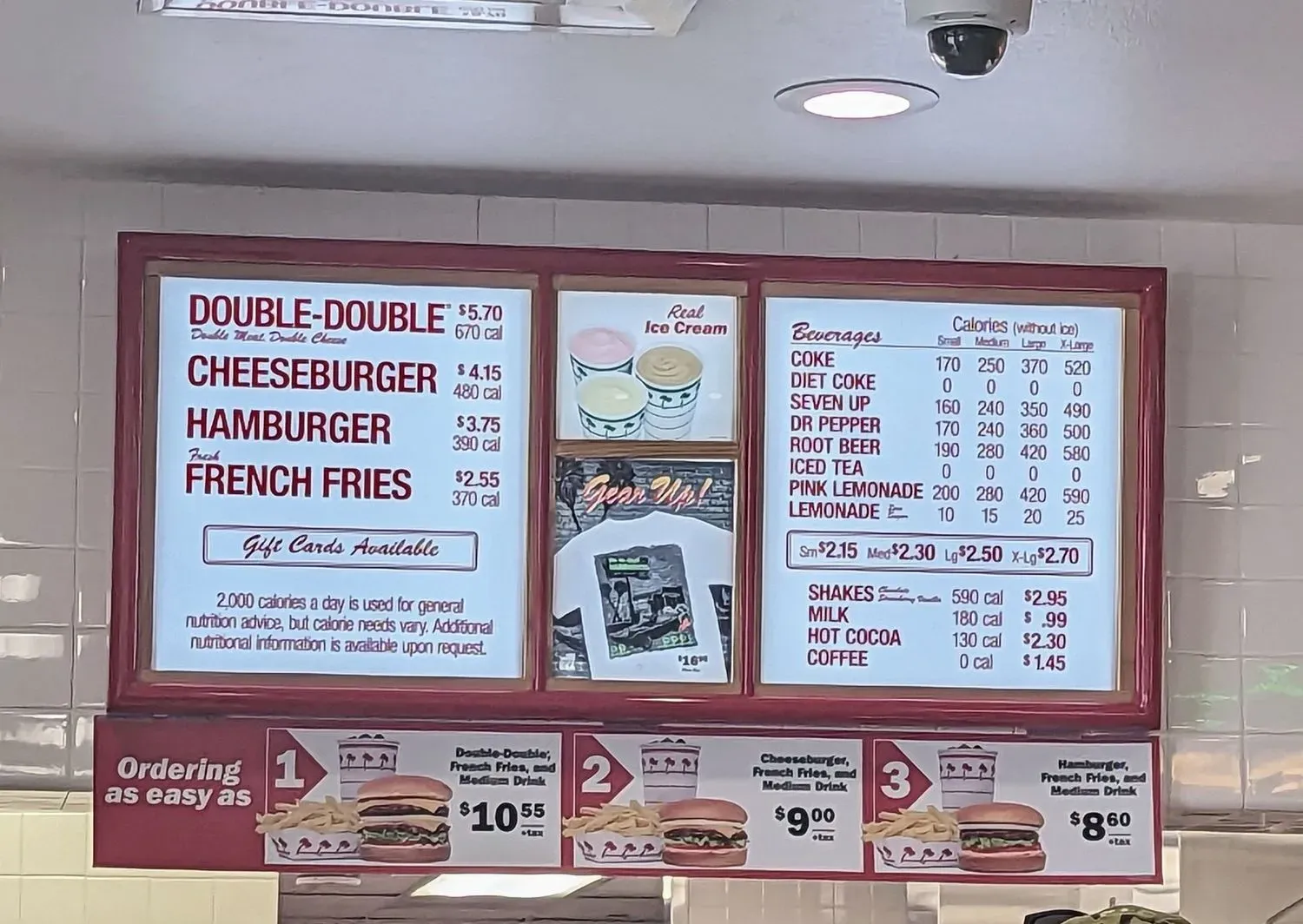 In-N-Out Burger Menu - Updated November 2025