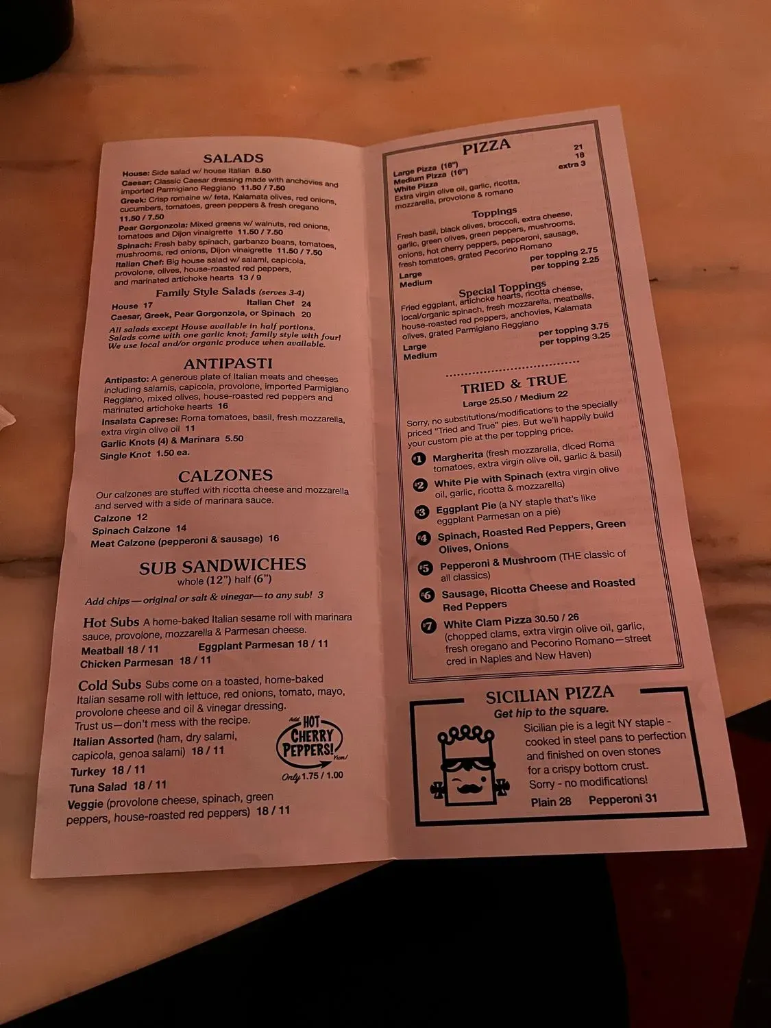 Menu 4