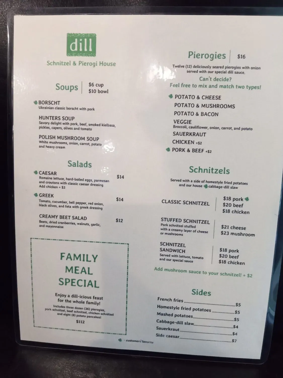 Menu 6