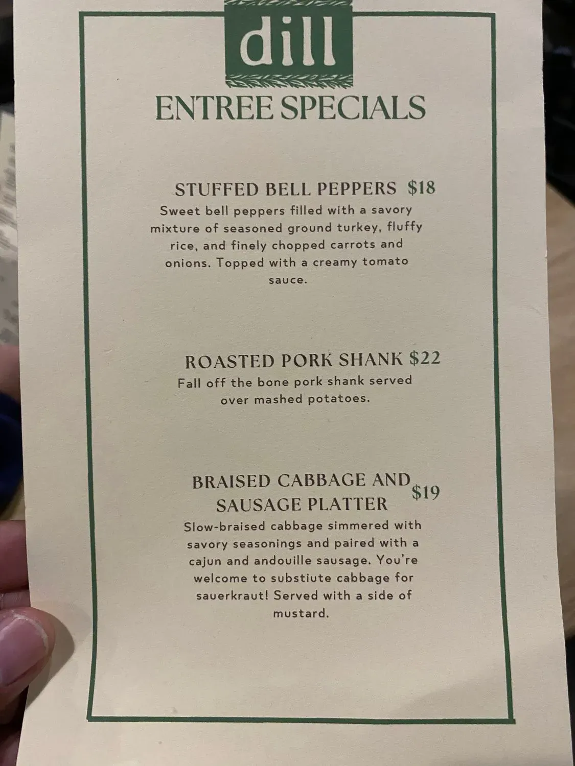 Menu 5