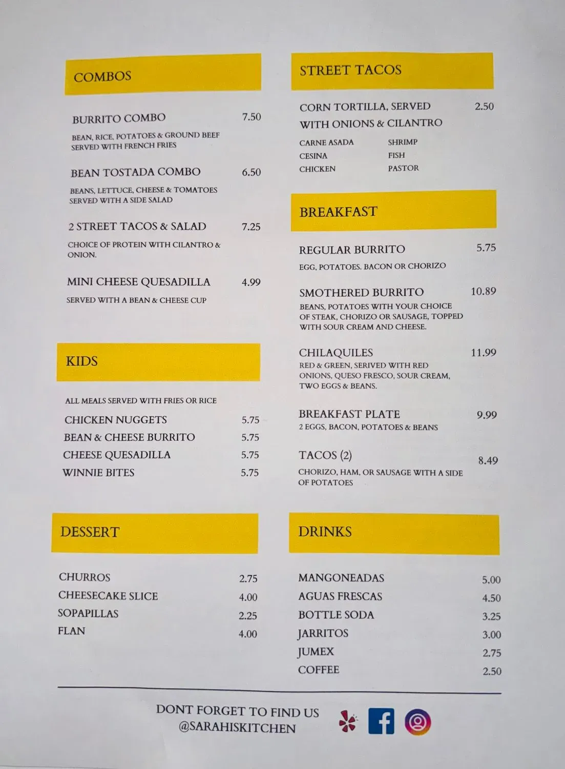 Menu 2