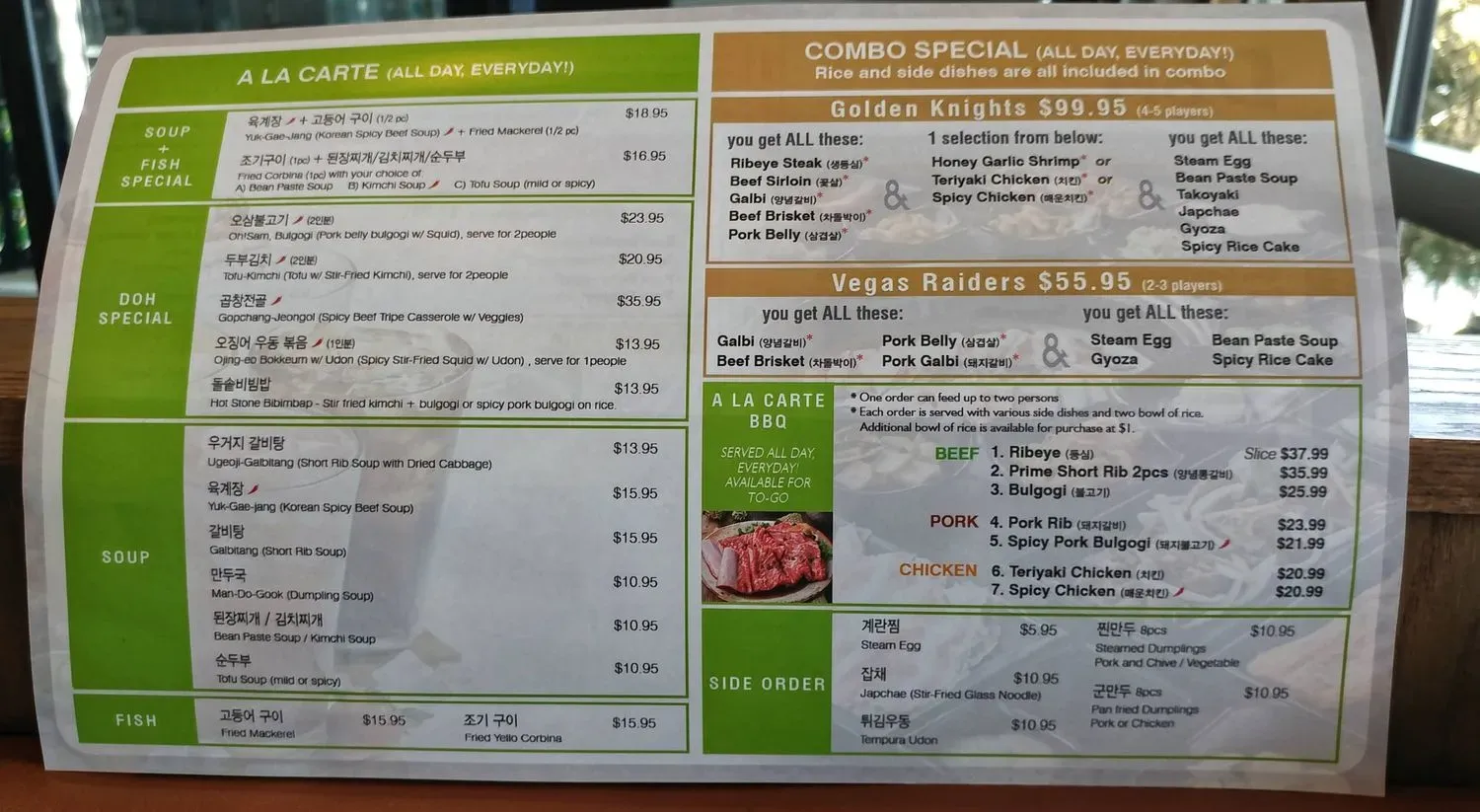 Menu 3