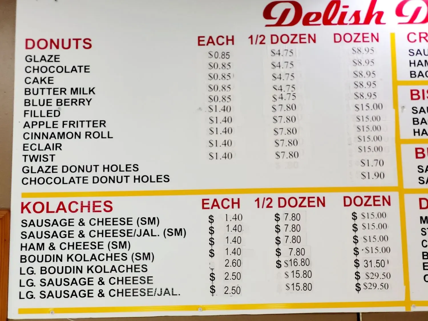 Menu 2