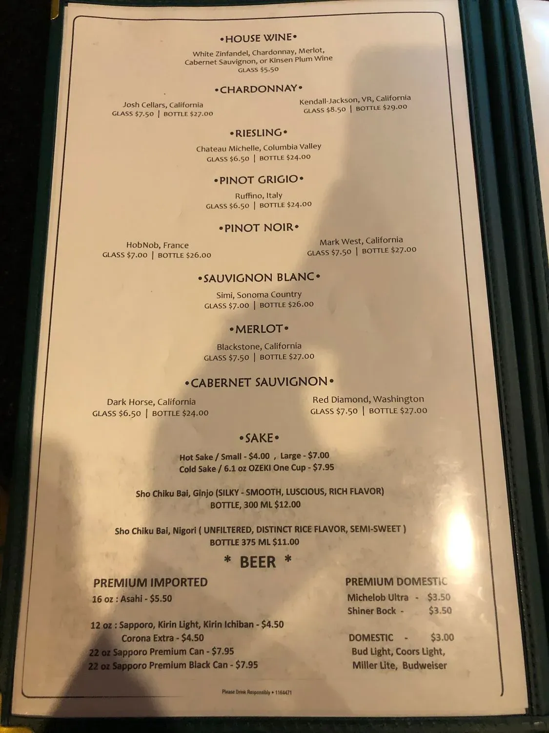 Menu 6