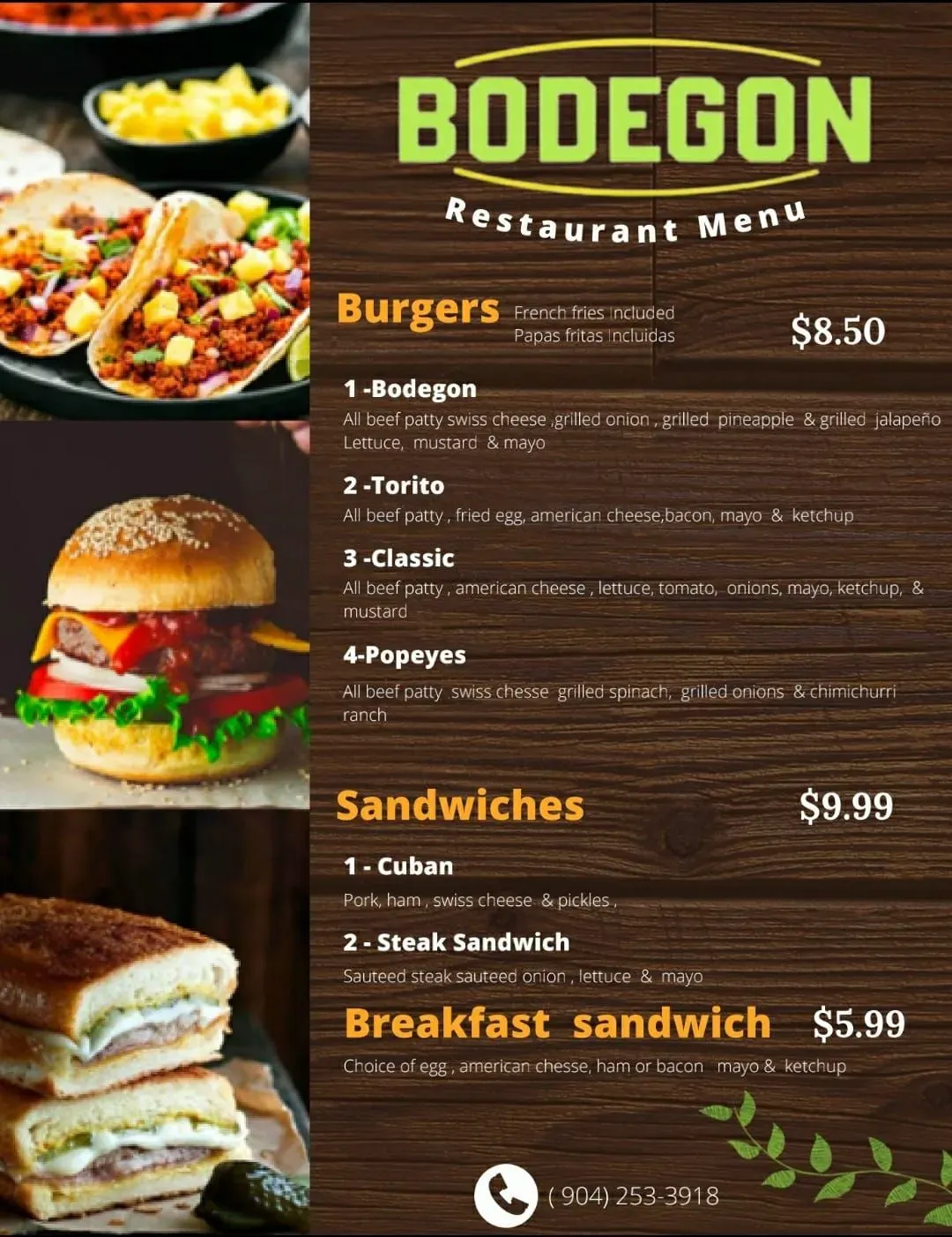 Menu 4