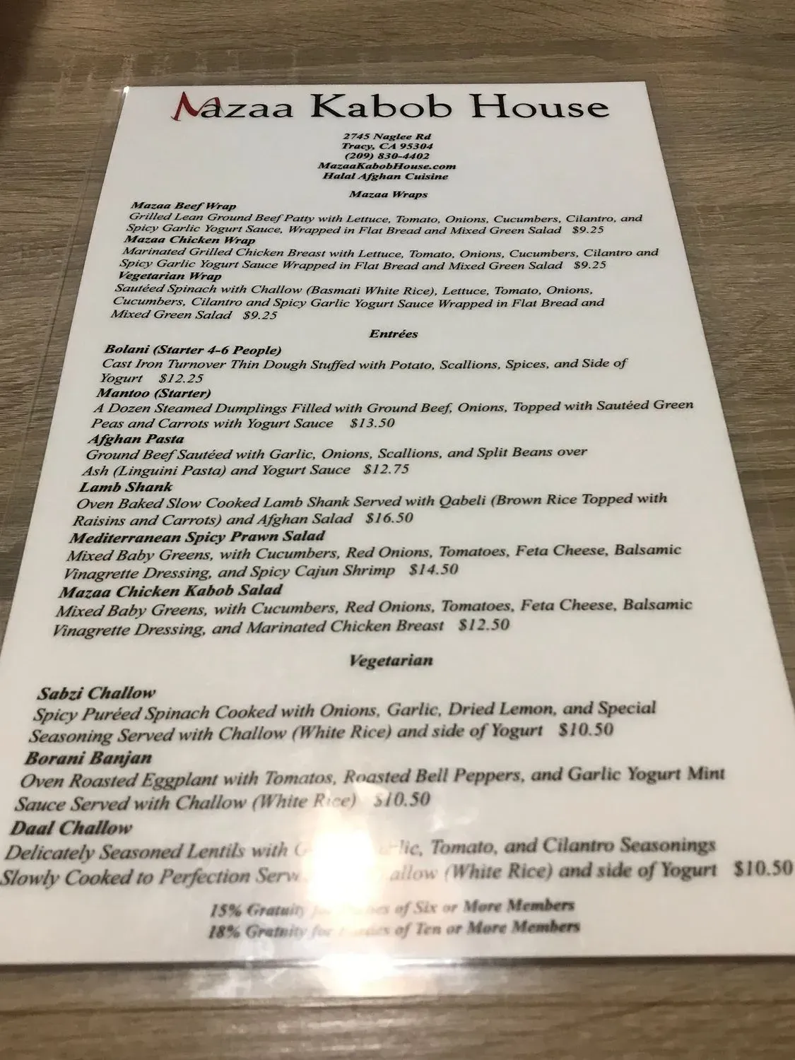 Menu 3