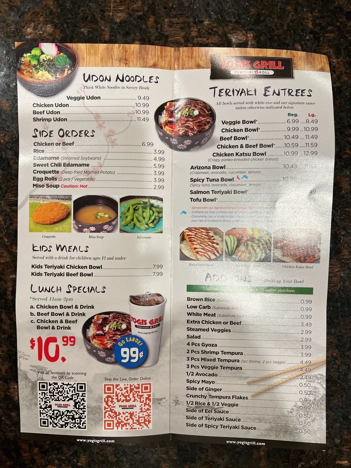 Menu 2