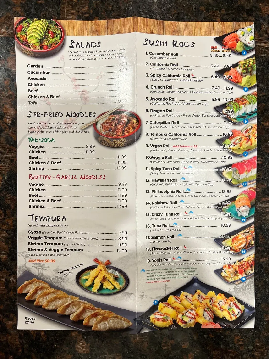 Menu 4