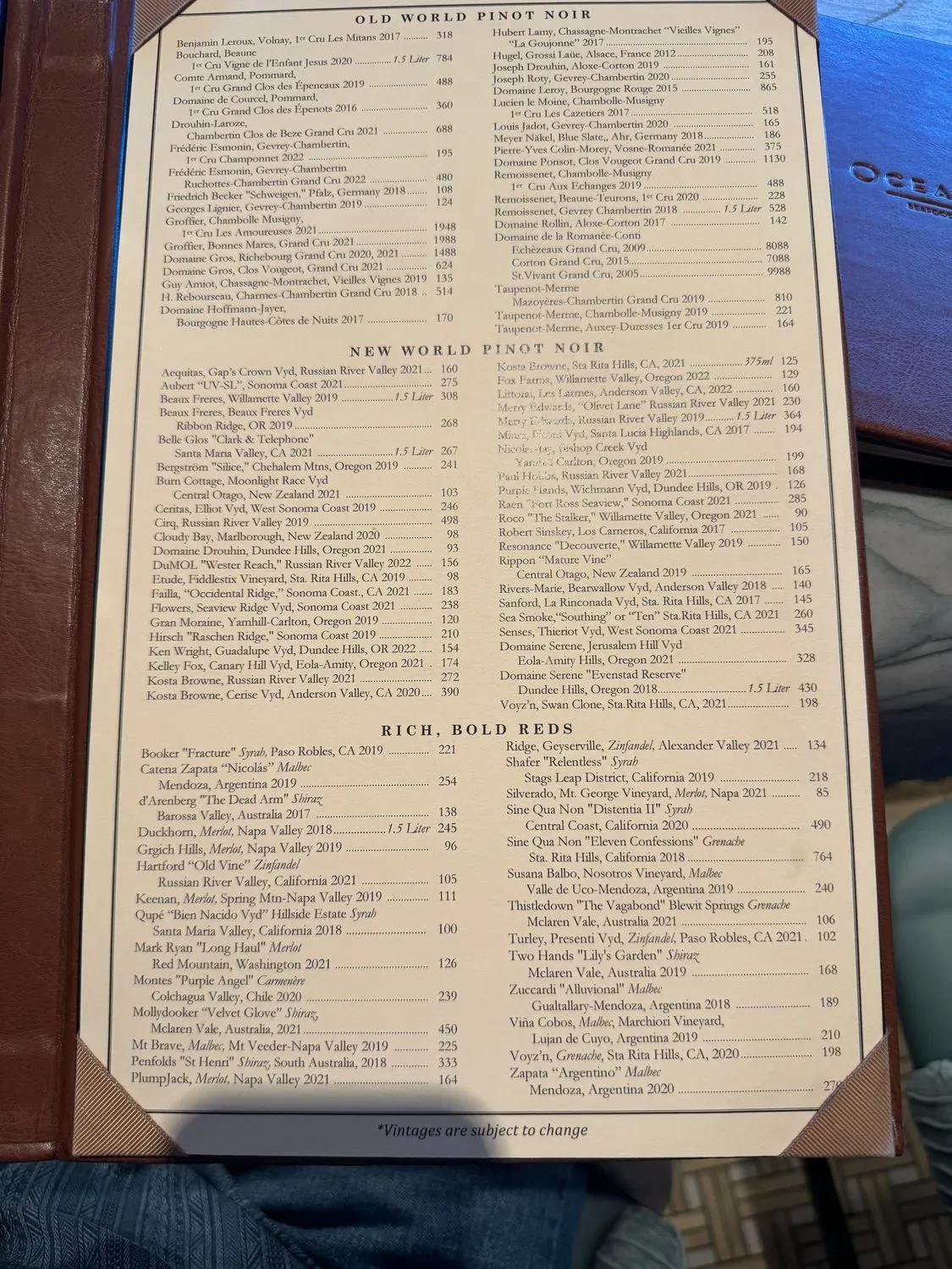 Menu 5