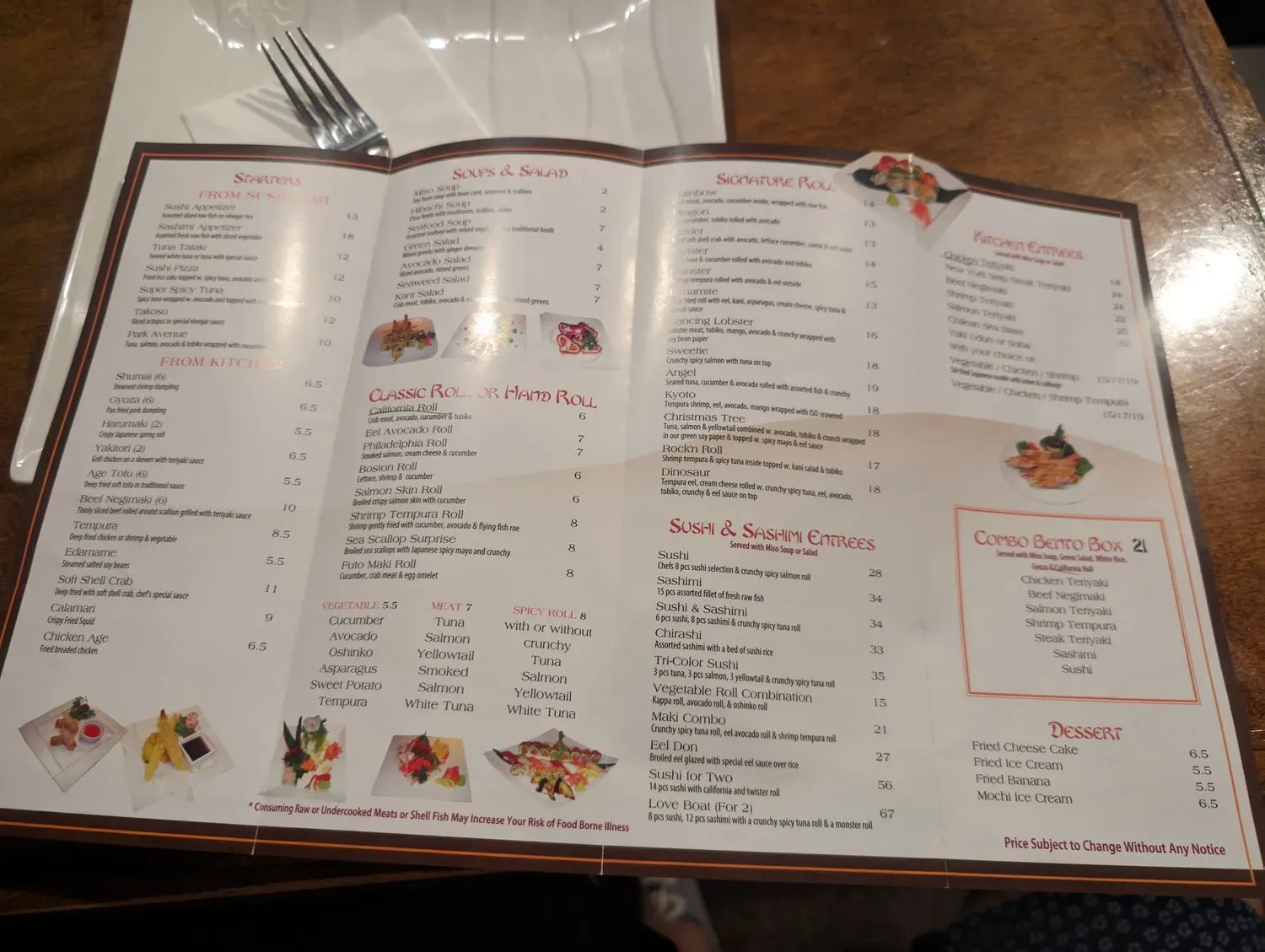 Menu 5