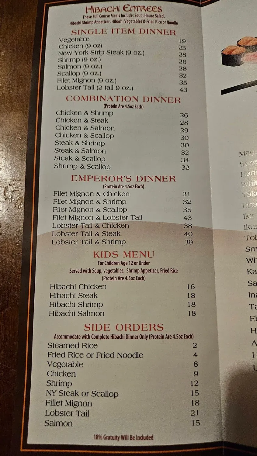 Menu 6