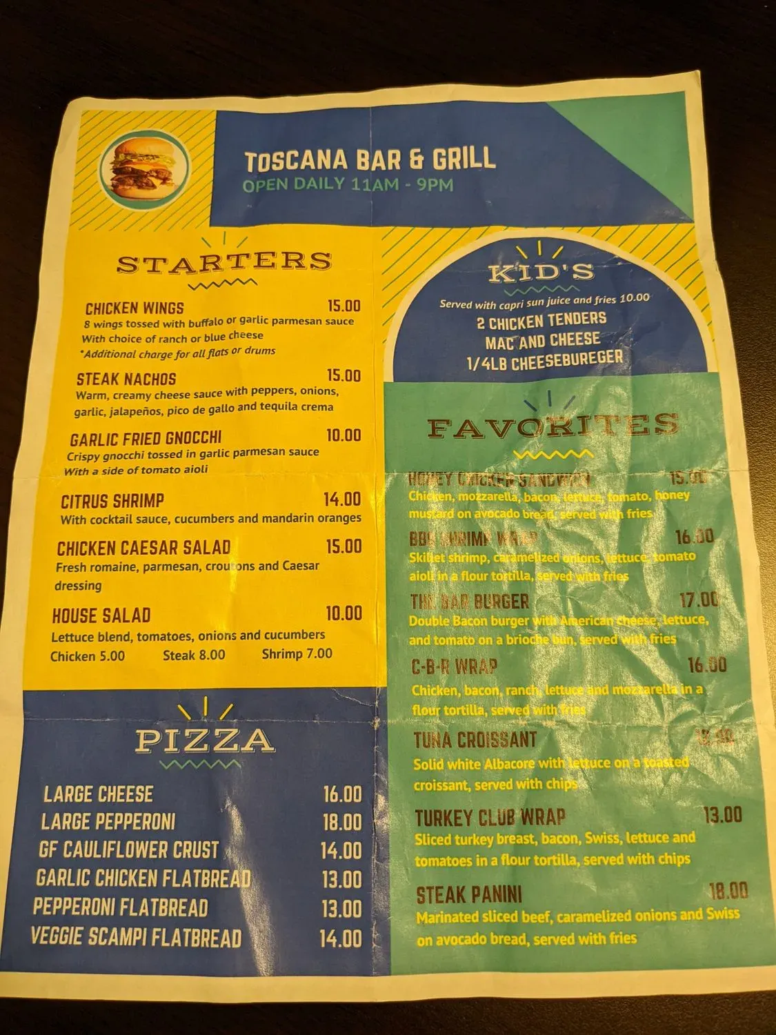 Menu 3