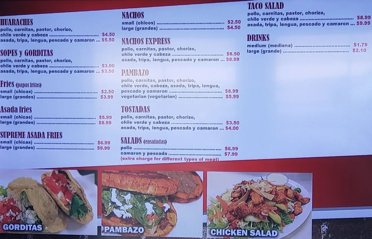 Menu 3