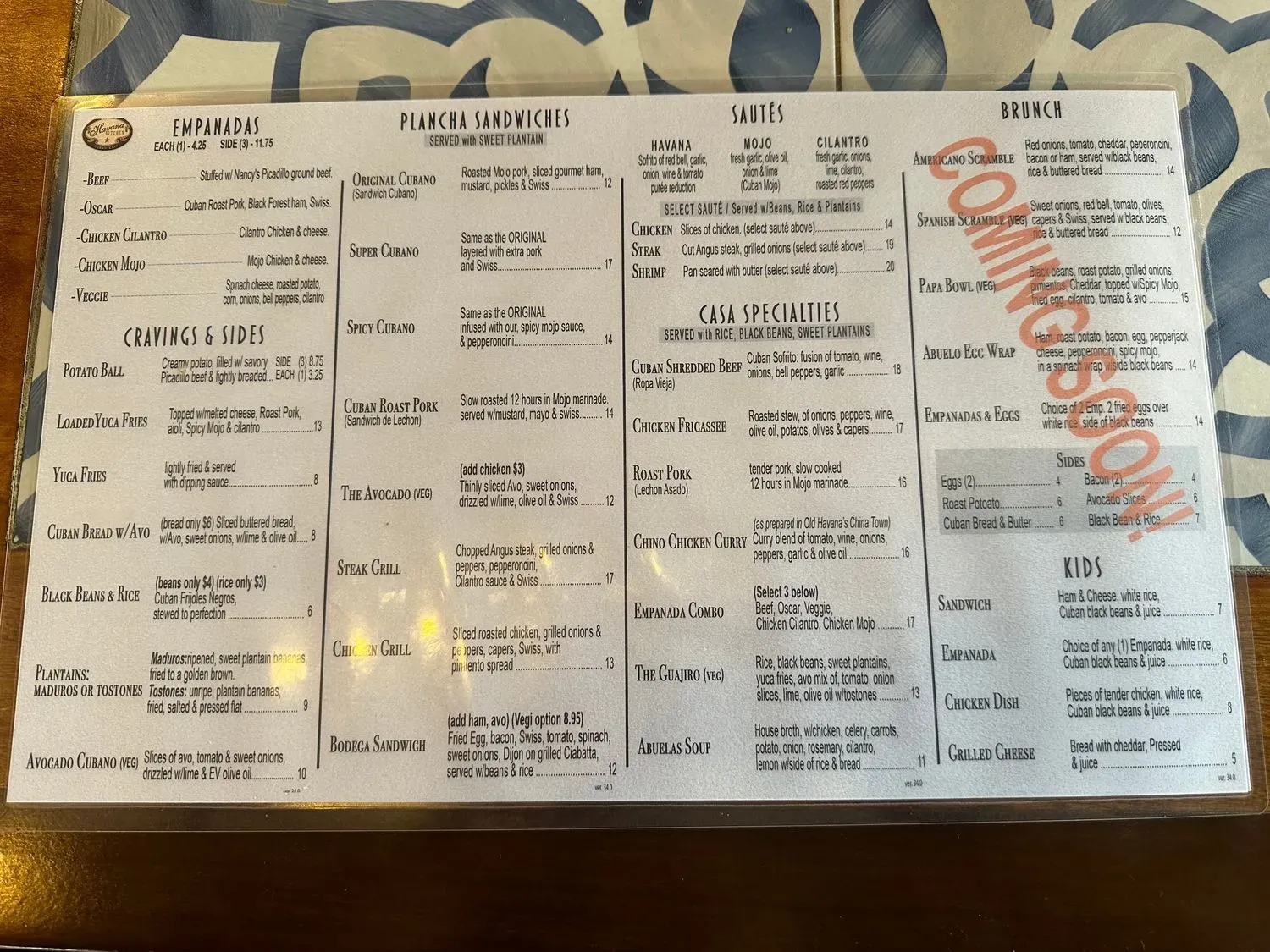 Menu 3