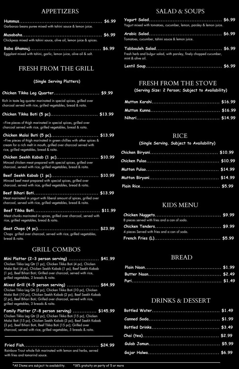 Menu 3