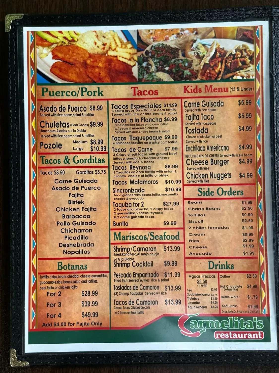 Menu 2