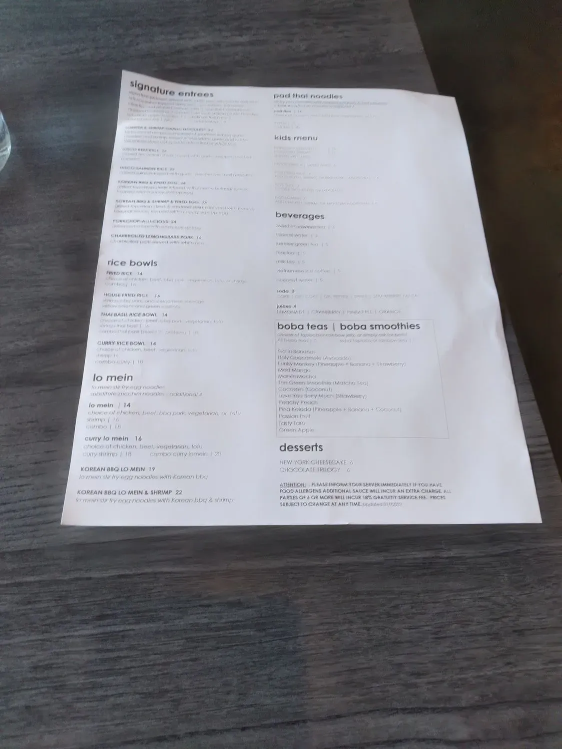 Menu 6