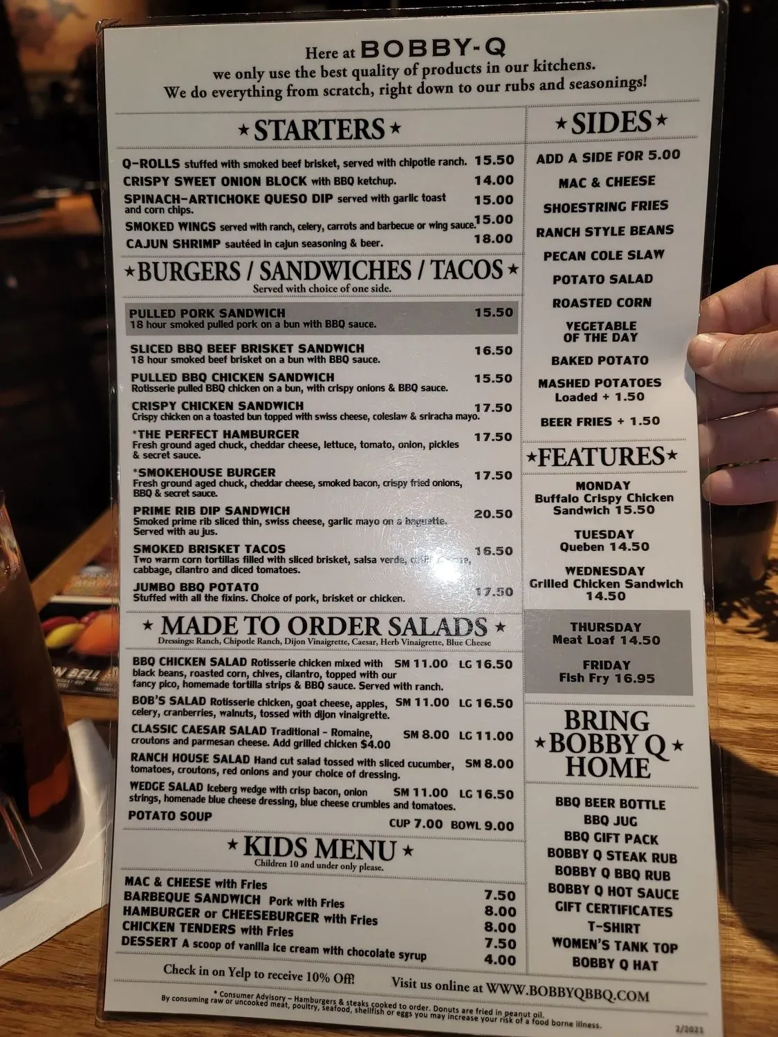 Menu 4